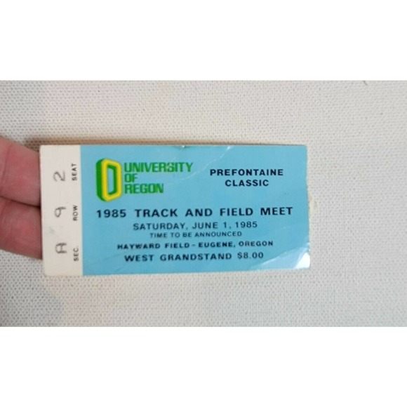 Vintage Steve Prefontaine Classic Ticket Stubs Hayward Field Track and Field - Picture 1 of 2